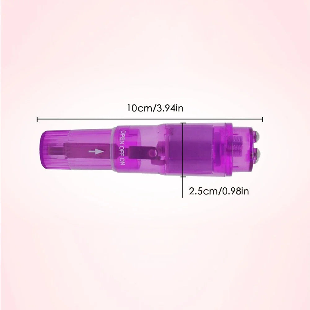 Mini Masajeador Corporal Zyra, Alivia el Estrés, Masajeador de Vibración Manual, Masajeador de Cuerpo Completo, Cara y Hombros, Herramientas de Masaje de Bolsillo para Viaje.