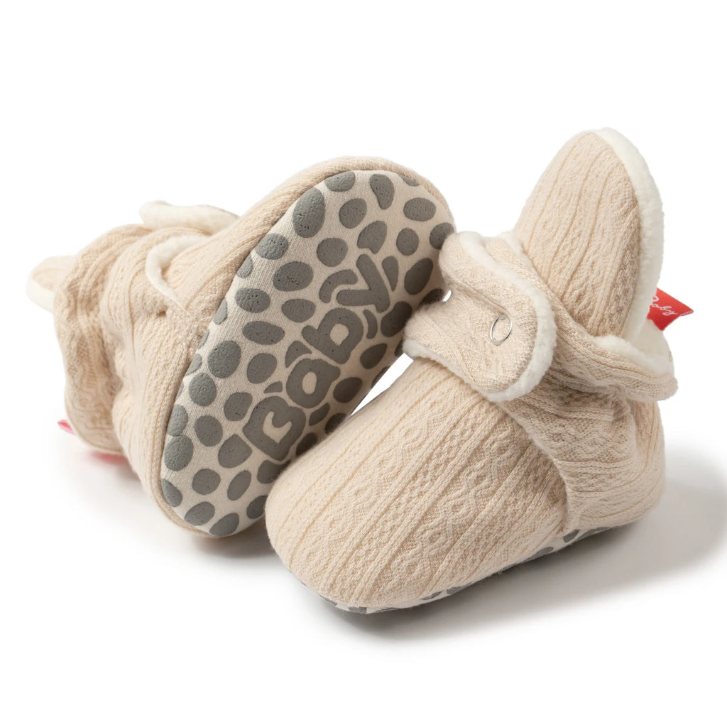 Zyra: Patucos Botita de Algodón "Primeros Pasos" para Bebé (0-1 año)