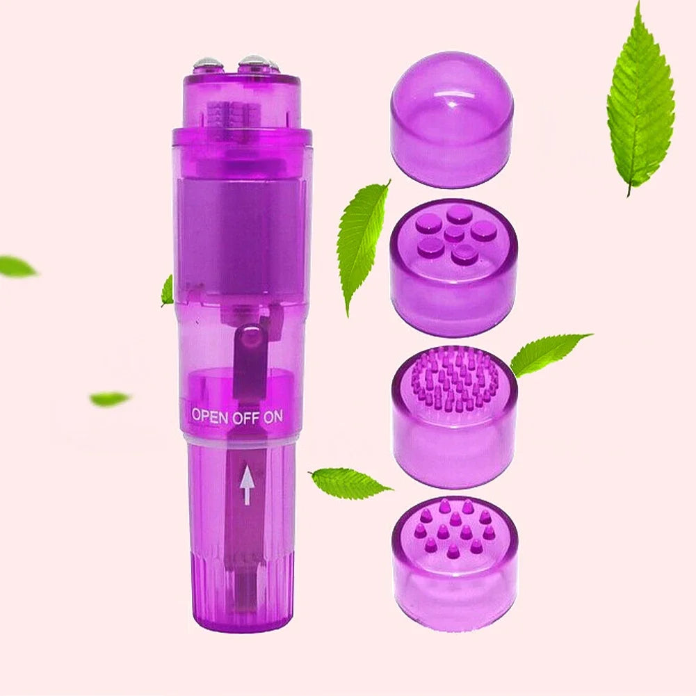 Mini Masajeador Corporal Zyra, Alivia el Estrés, Masajeador de Vibración Manual, Masajeador de Cuerpo Completo, Cara y Hombros, Herramientas de Masaje de Bolsillo para Viaje.